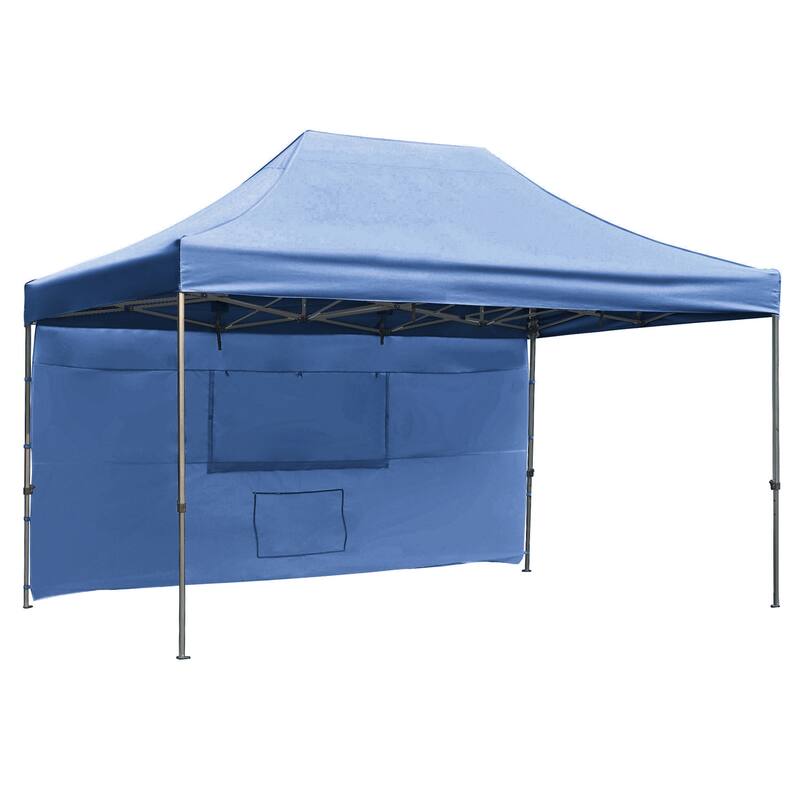 Clihome 10x15 Pop Up Canopy Tent with 4 Sidewalls, 3 Height Adjustable Outdoor Party Event Tent