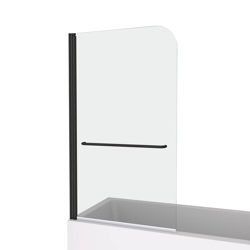 34 "W x 58 'H Tub Door with 1/4' Tempered Glass