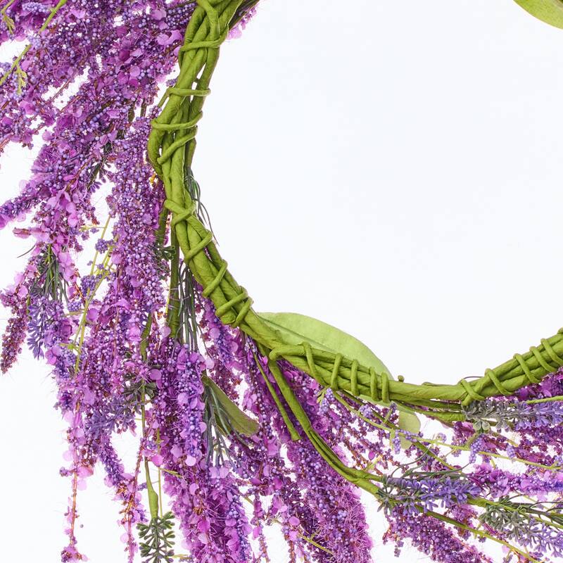 24" Wild Lavender Wreath