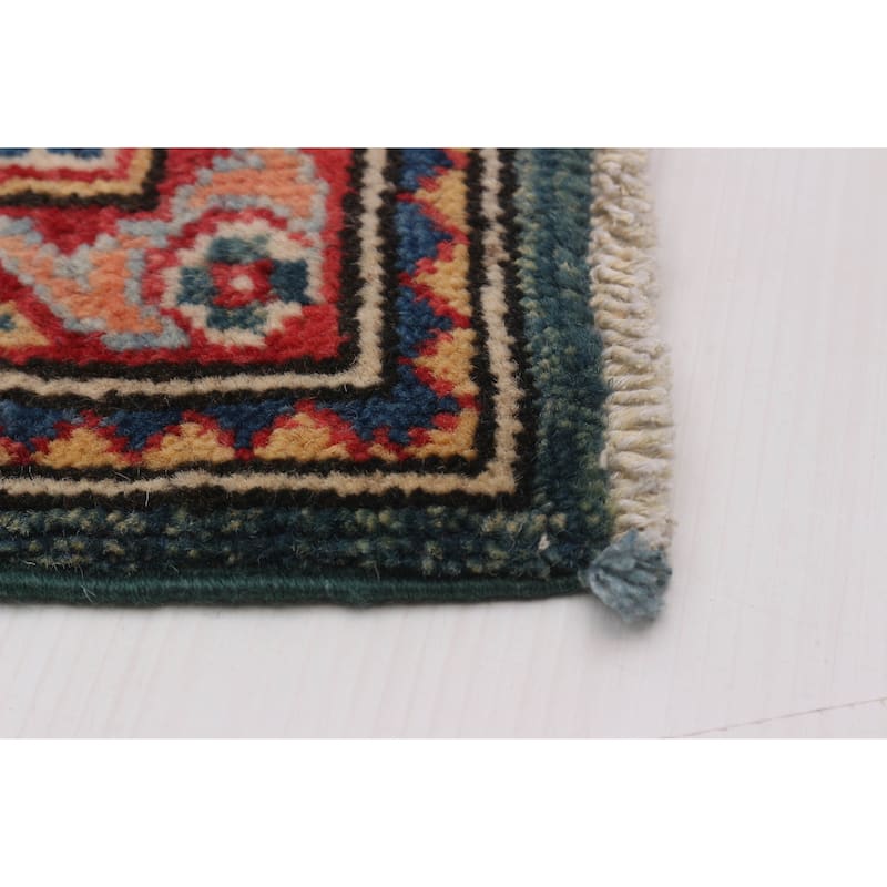 ECARPETGALLERY Hand-knotted Uzbek Ghazni Navy Wool Rug - 5'1 x 7'0