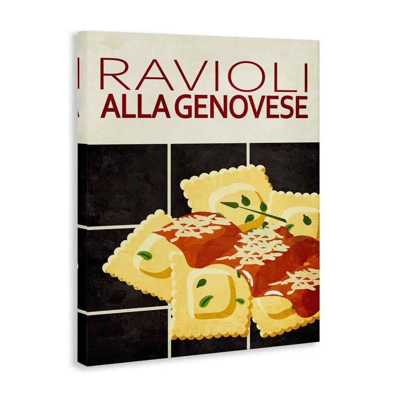 Stupell Ravioli Classic Kitchen Canvas Wall Art Design By Kim Allen