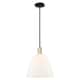 Option Matte White / Black Antique Brass