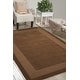preview thumbnail 51 of 55, Nourison Westport Solid Border Hand-tufted Wool Area Rug 2' 3" x 7' 6" - Brown - Runner