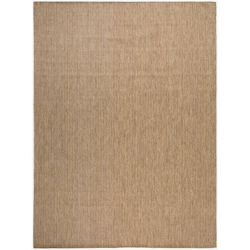 Nourison Horizon Indoor/Outdoor Chevron Area Rug - 8' x 10' - Natural
