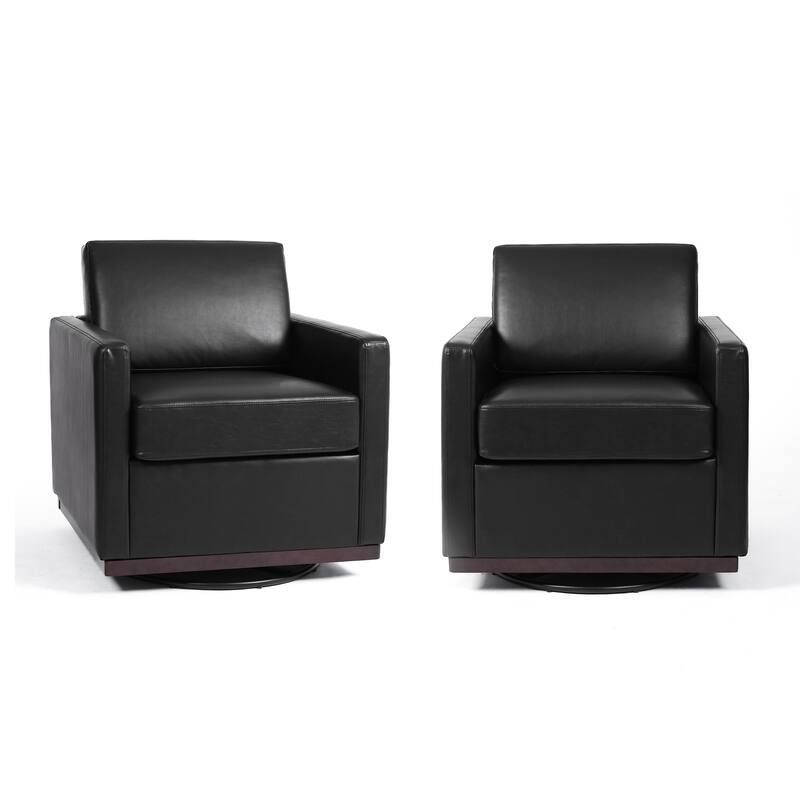 Modern Upholstered Swivel Armchair for Living