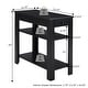 preview thumbnail 5 of 15, Convenience Concepts Designs2Go 1 Drawer Baja Chairside End Table with Shelves