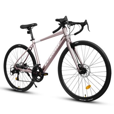 700C Road Bike with 16-Speed L-TWOO Drivetrain, Lightweight Aluminum Frame - Racing & Commuting Bike
