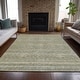 preview thumbnail 4 of 5, Machine Washable Indoor/Outdoor Geo Ombre Chantille Rug