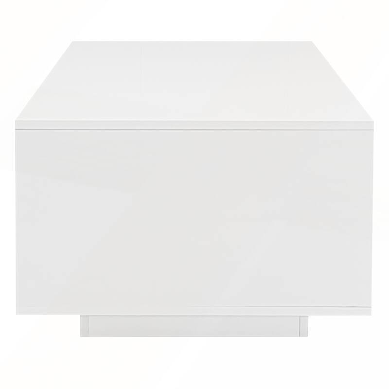 Modern High Glossy Rectangle Coffee Table