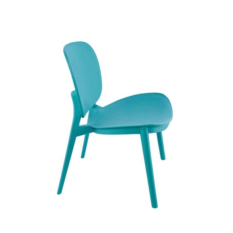 Porthos Home Dani Plastic Dining Chairs Set of 2, Indoors And Outdoors