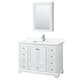 Option White, Chrome Trim, Giotto Quartz Top