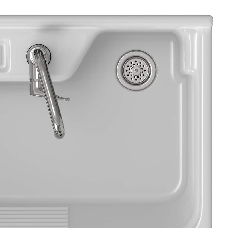 WYNDENHALL Bishop Laundry Cabinet with Faucet and Sink
