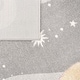 preview thumbnail 10 of 10, Kids Rug Space with Planets and Stars in Pastel Colors