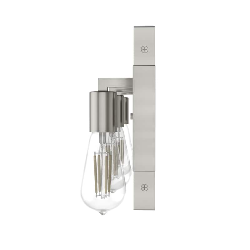 Hunter Woodburn Vanity Wall Light - Modern Farmhouse, Transitional, Rustic - Damp Rated!
