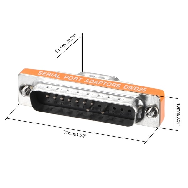 DB25 Male to Male Slim Gender Changer Lifetime Warranty