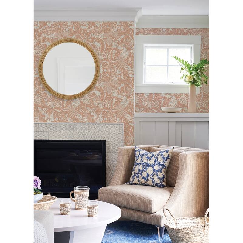 Chesapeake Corcovado Coral Jungle Jamboree Wallpaper