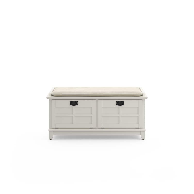 The Gray Barn Old Stone Upholstered Storage Bench
