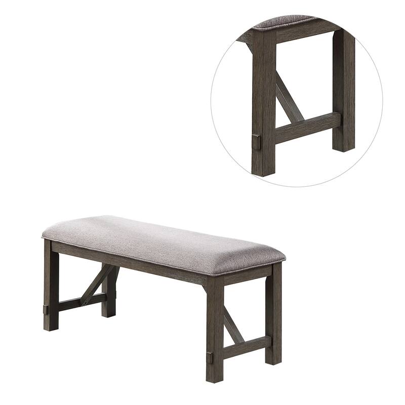 Upholstered Cushion Dining Bench