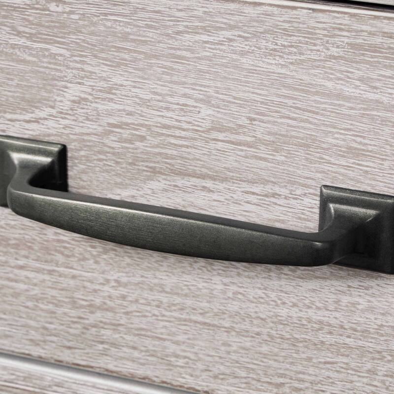 Furniture of America Eleanor 3-Piece Weathered Grey Wood Chest and 2-Nightstand Bedroom Set