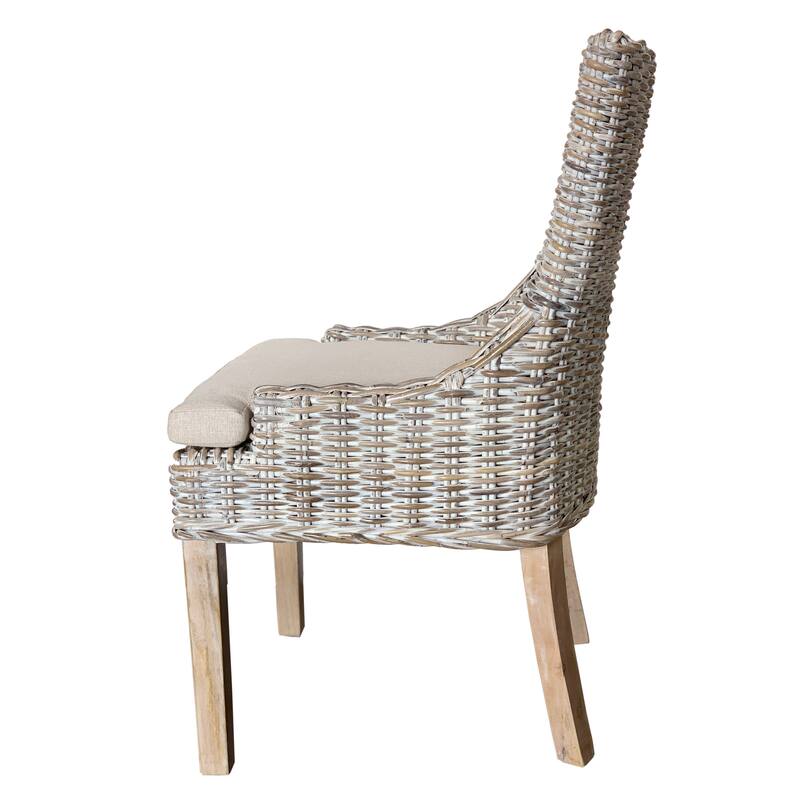 Alfresco Dining Chair Kuba Weave Savannah Wash