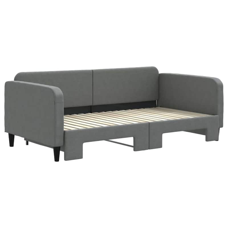 vidaXL Day Bed Upholstered Sleeper Sofa Bed for Bedroom Living Room Fabric