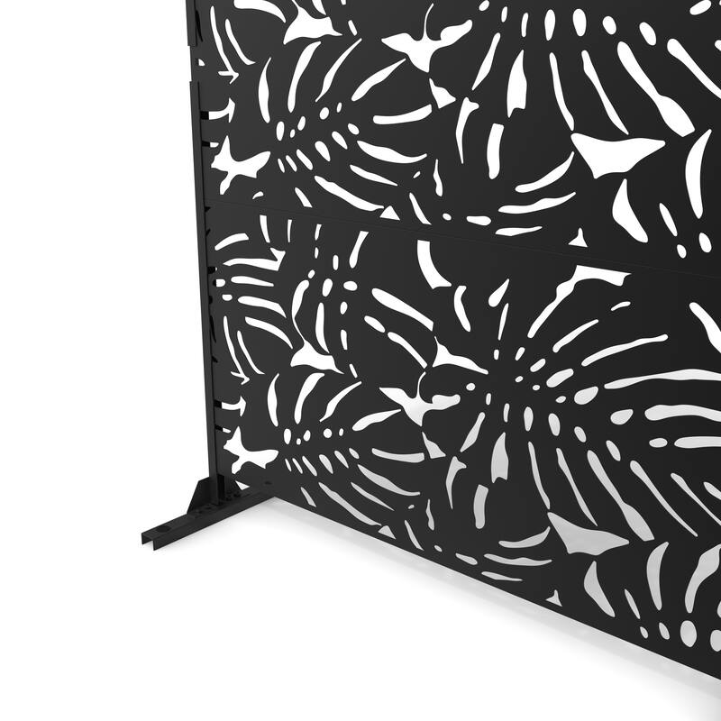 Outdoor Free Standing Metal Privacy Screen