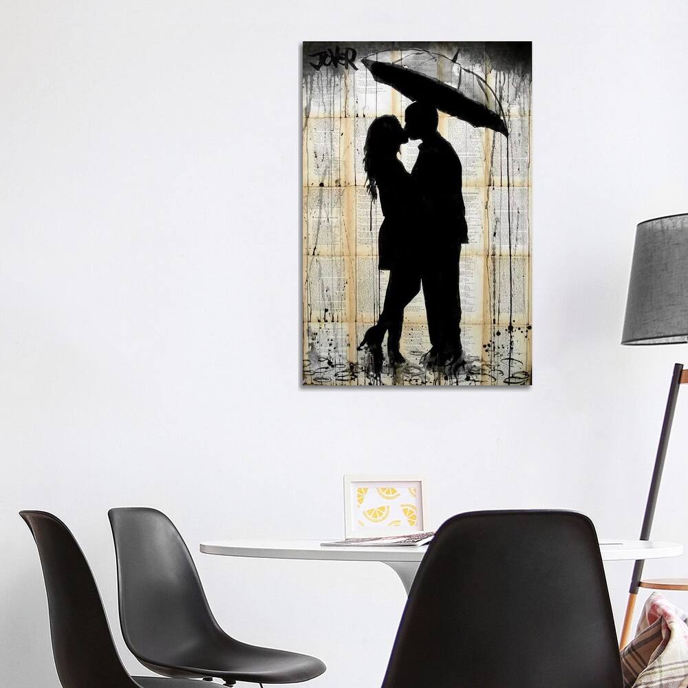 iCanvas "Rain Lovers" by Loui Jover Canvas Print