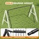 preview thumbnail 2 of 8, Hapfan 500lb Heavy Duty Metal Swing Sets for Backyard with 3 Swings