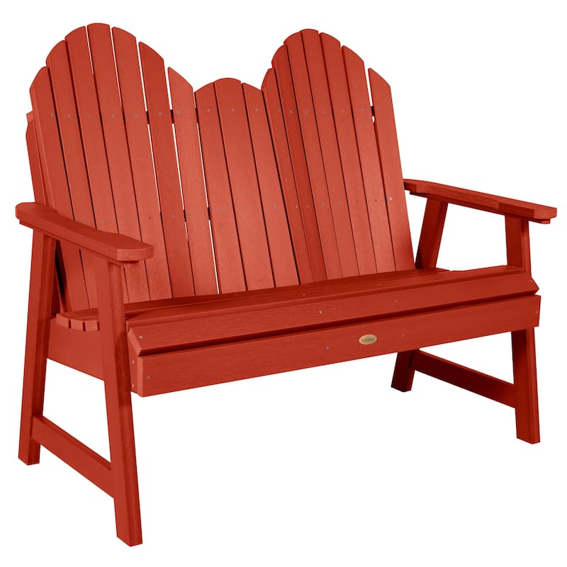 HIGHWOOD Hamilton 4-Foot Dining Height Bench - N/A - Rustic Red