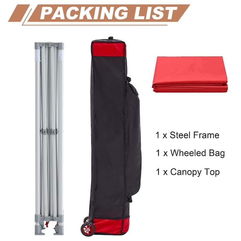 Tradesparker 10'x15' Pop Up Canopy Tent Commercial Instant Canopies - 10x15ft
