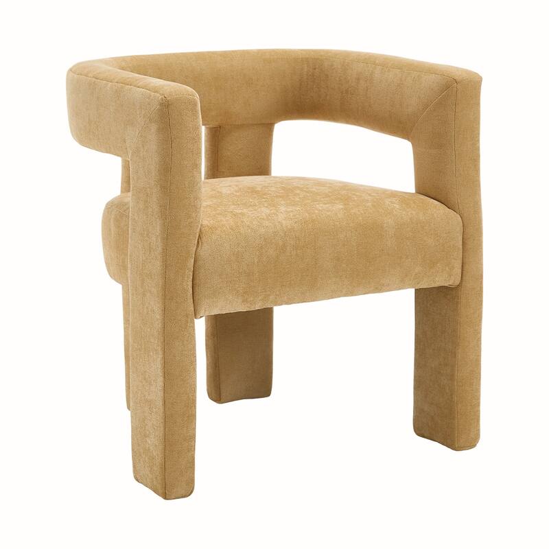 2PCS Barrel Chenille Side Chair