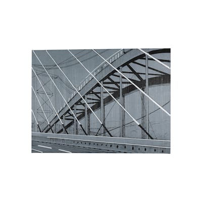 Bridge II (40 x 30) Canvas Art Print