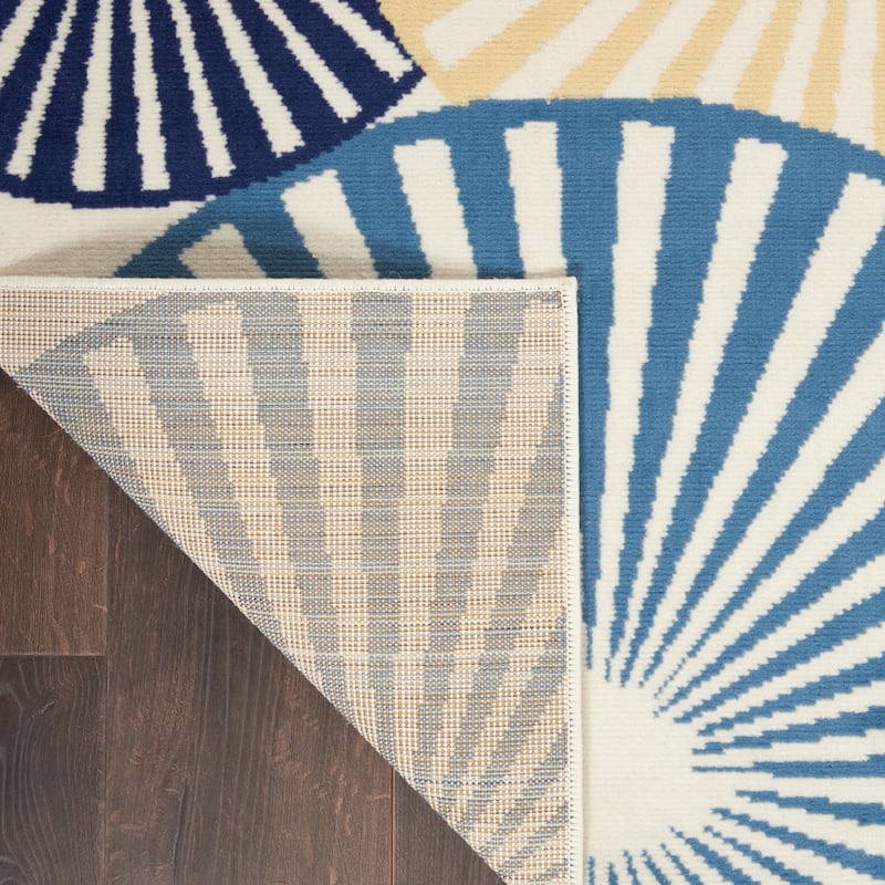 Nourison Grafix Modern Geometric Area Rug