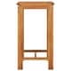 preview thumbnail 42 of 46, vidaXL 5 Piece Patio Bar Set Gray Solid Wood Acacia and Poly Rattan - 23.6" x 23.6" x 41.3"