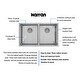 preview thumbnail 10 of 10, Karran 32" Undermount Double Equal Bowl Stainless Steel Sink Kit