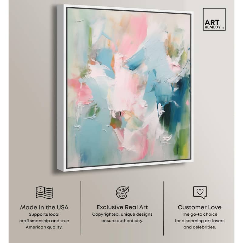 Neon Breeze II Canvas by Art Remedy