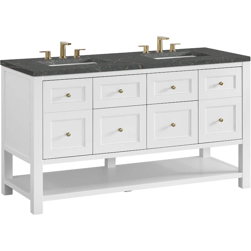 James Martin Vanities 330-V60D-FPBL Breckenridge 60" Free Standing