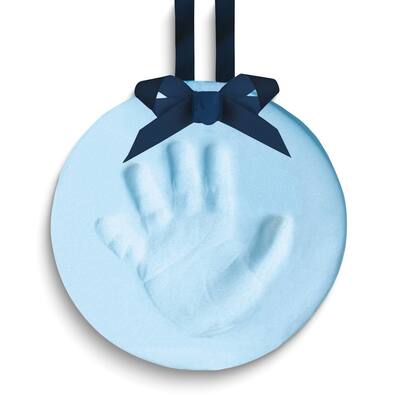 Curata Blue Babyprints Keepsake Blue 6" Ornament with Clay Tools and Instructions