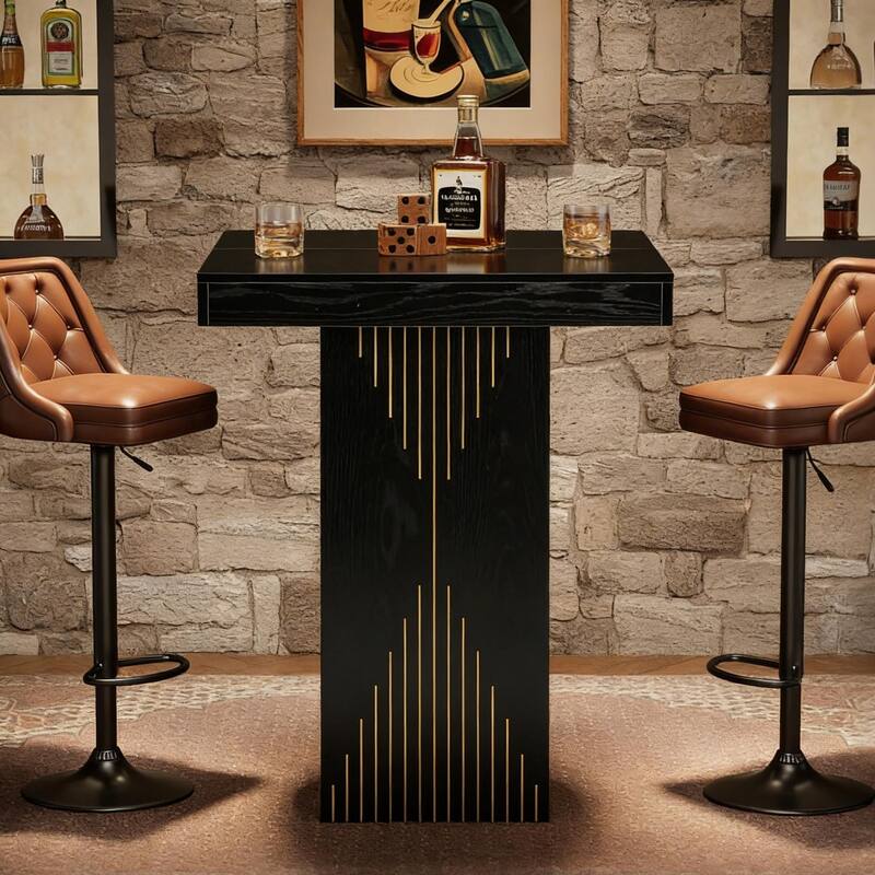 Square High Top Bar Table - N/A