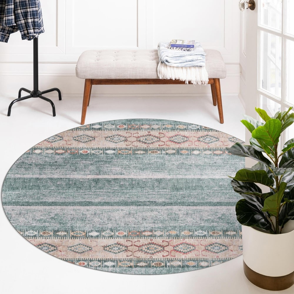 Transitional Rine Collection Area Rug