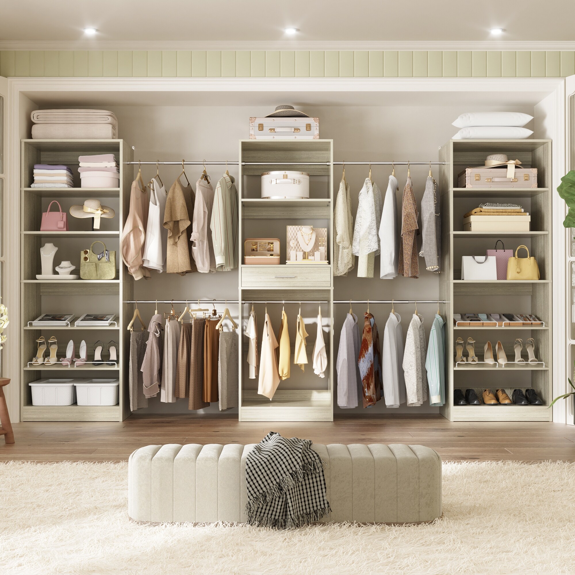 靴 30 CLOSET 70''---221''-Set-of-3-Closet-