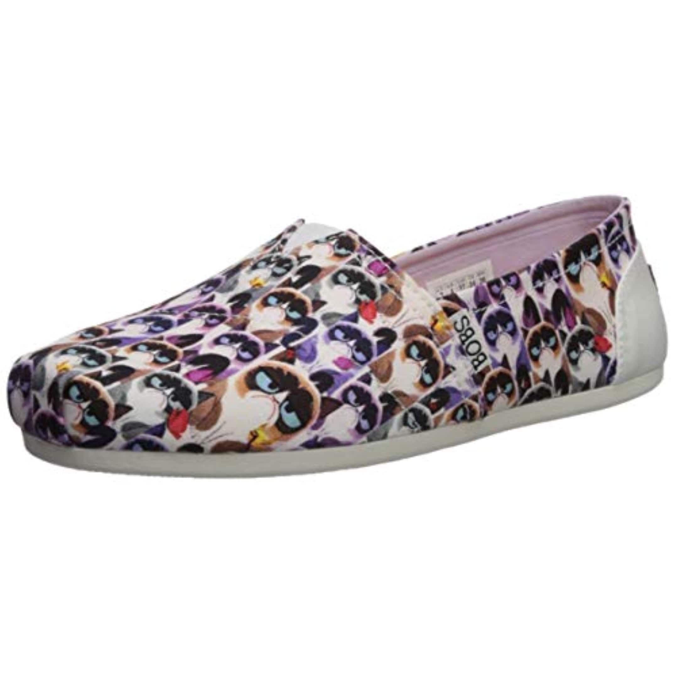 Shop Skechers Bobs Women S Bobs Plush Grumpy Cat Slip On Ballet