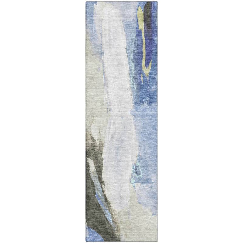 Premium Washable Super Soft Abstract Brushstrokes Mayfield Rug