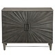 preview thumbnail 1 of 7, Uttermost Shield Grey Oak 2-door Cabinet