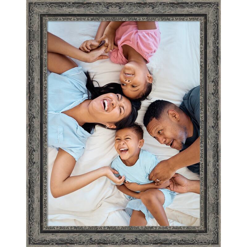 Filigree Picture Frame, Photo Frame - 18x24 - Filigree Matte Black