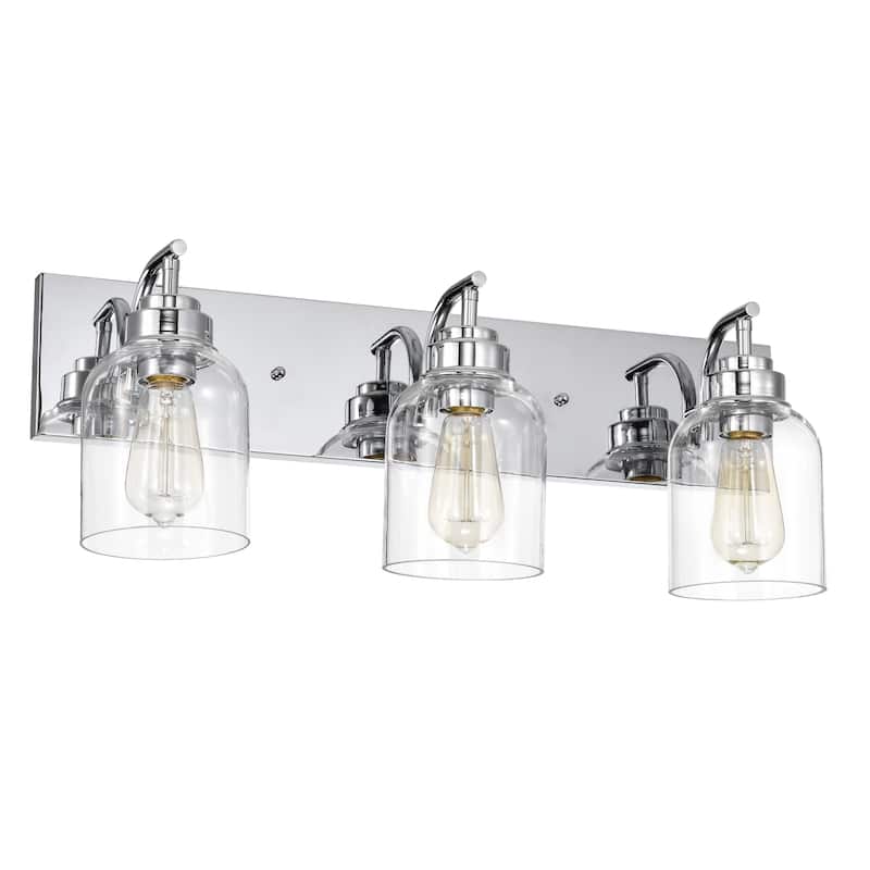 3-light Chrome Bath/ Vanity Light