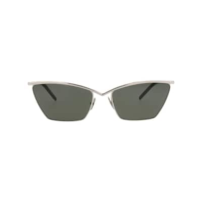 Saint Laurent Cat Eye-Frame Metal Sunglasses - NS