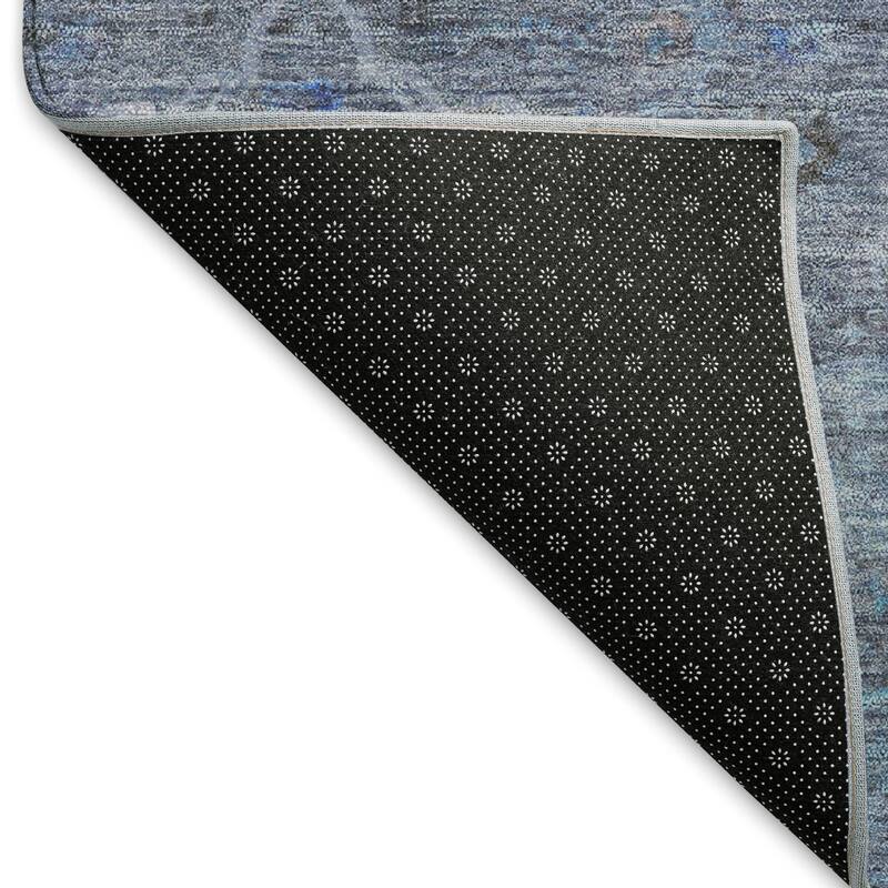 Machine Washable Indoor/ Outdoor Vintage Traditional Chantille Rug