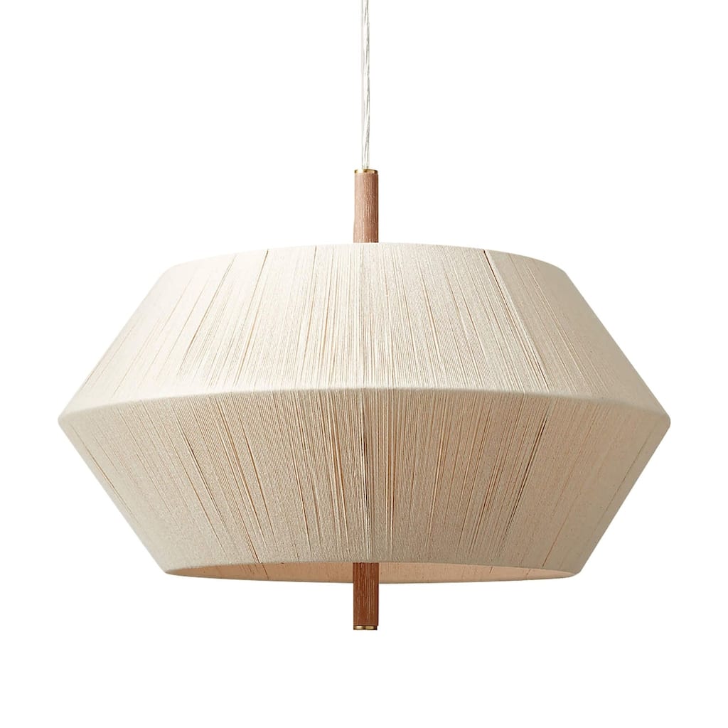 The Nimbus Jute Line Pendant Line - White - 24"