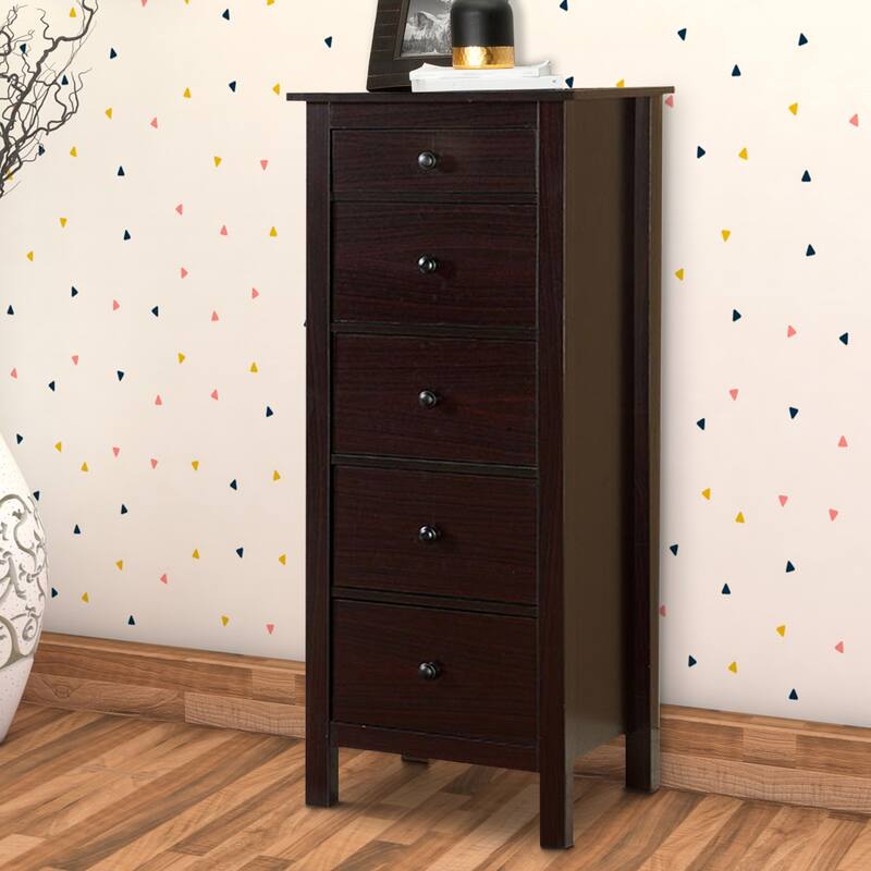 Launces Contemporary Style Chest, Espresso